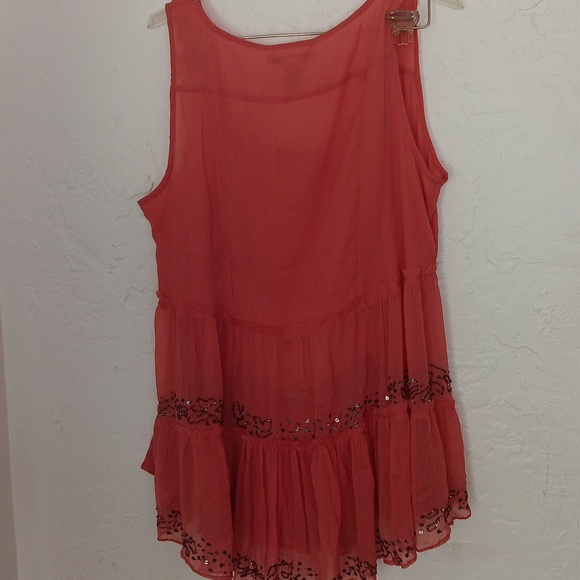 Cute Options Salmon Color Blouse - Picture 4 of 5